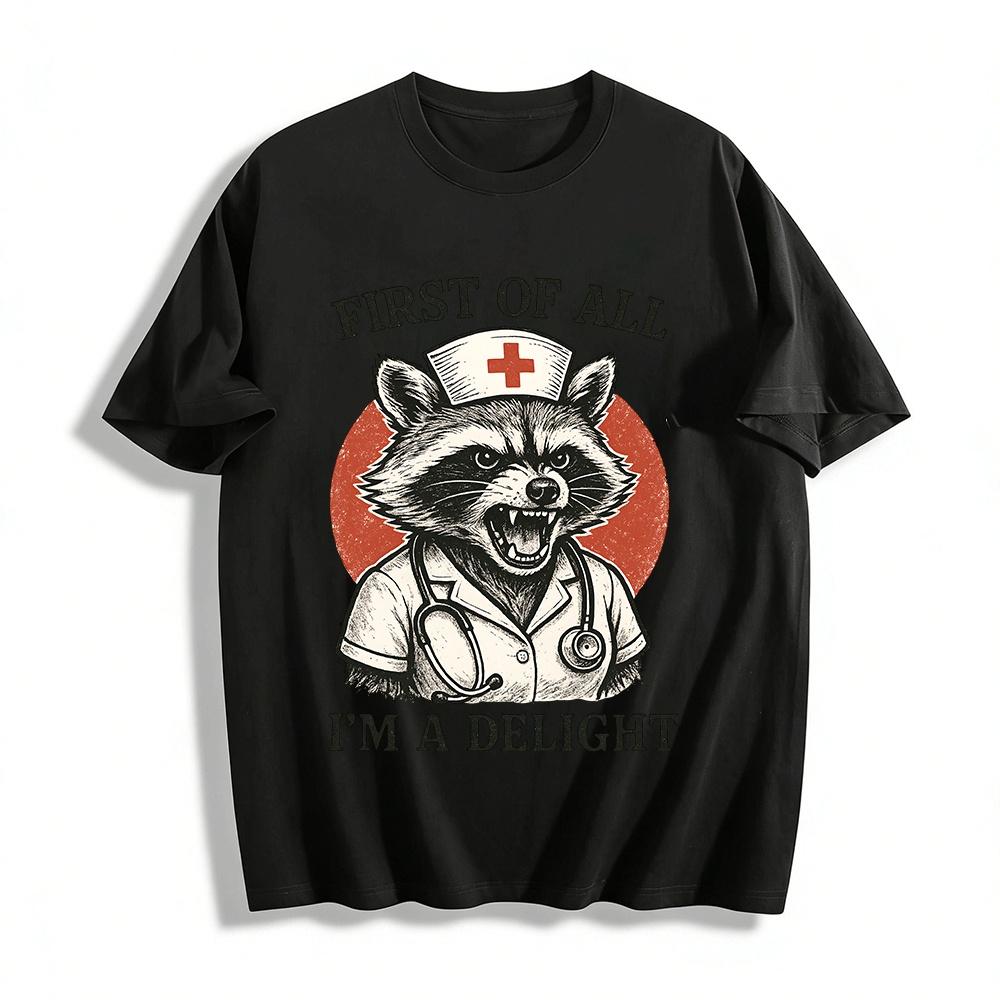 First of All I m A DelightT Pure cotton T-shirt XXS