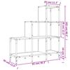 Bookshelf Gray Sonoma 92 x 30 x 102 cm Particleboard and Metal