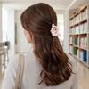 Halloween Party Hair Clip Claw, Cute Ghost Gripper, Firm Grip with Smiling Face Shimmer for Medium Long Hair, Comfortable Stylish Accessories