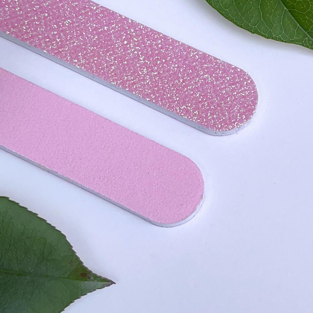 1Pc Nail Art Tool Kit (3-piece Set): Crystal Wand, Heart-shaped Sponge, Glitter Powder, Nail File, and Nail Art Tool Kit.