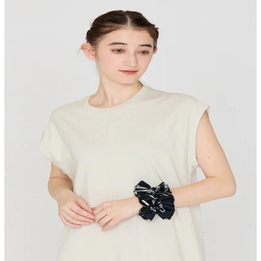 Manipuri 100  Silk Modern Print Scrunchie