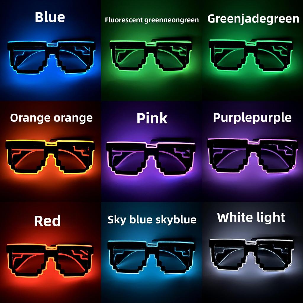 Led Light Glasses Party Props For Nightclub Events And Celebrations