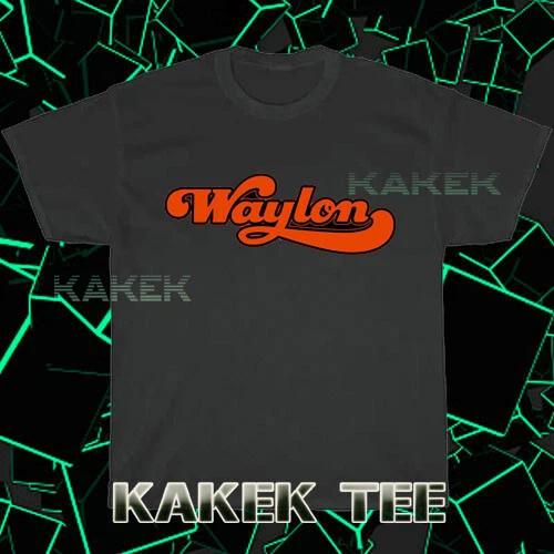 New Waylon Jennings Logo American T-Shirt Funny Size S to 5XL S