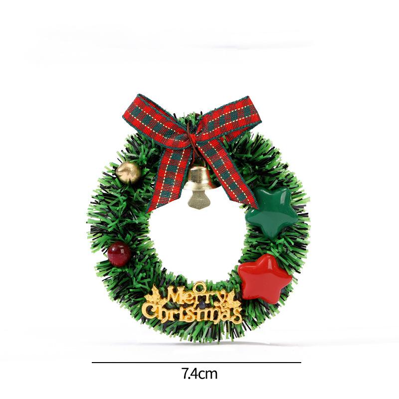 

Christmas Magnetic Refrigerator Kawaii Magnetic Sticker Christmas Wreath Party Gift Home Decoration Refrigerator Door Stickers