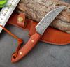Stainless Damascus Pattern Boning Knife Stainless Steel Forged Kitchen Fruit Knife Meat Knife Chopper Knife