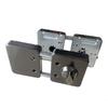 1 Set Double Open Sliding Door Lock Stainless Steel Glass Door Lock with Keys Lockset Office Glass Gate Security Hardware