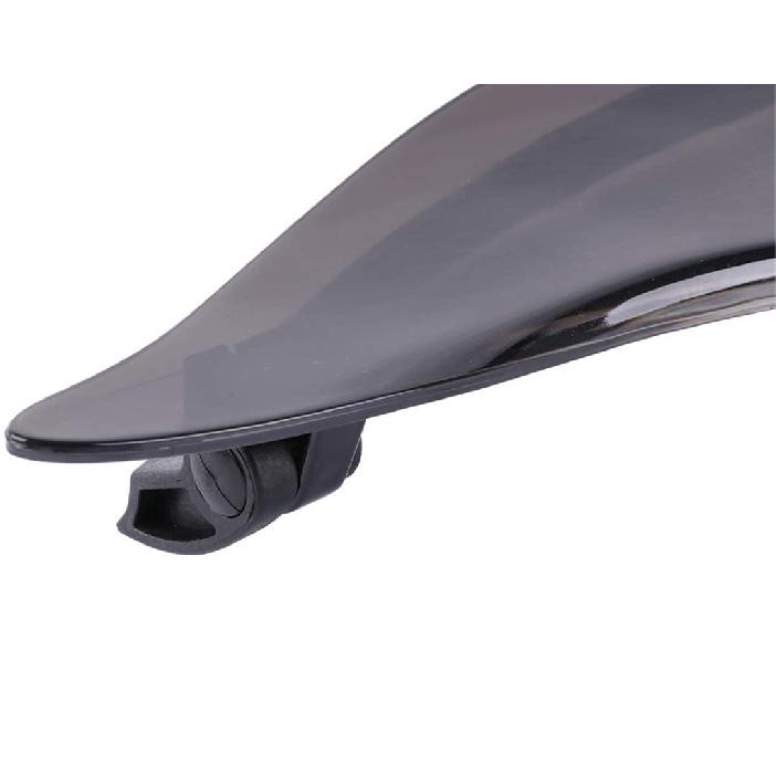 Motorcycle Black ABS Adjustable Side Wings Air Deflectors Fairing Side Cover Shield For Harley Touring Street Glide