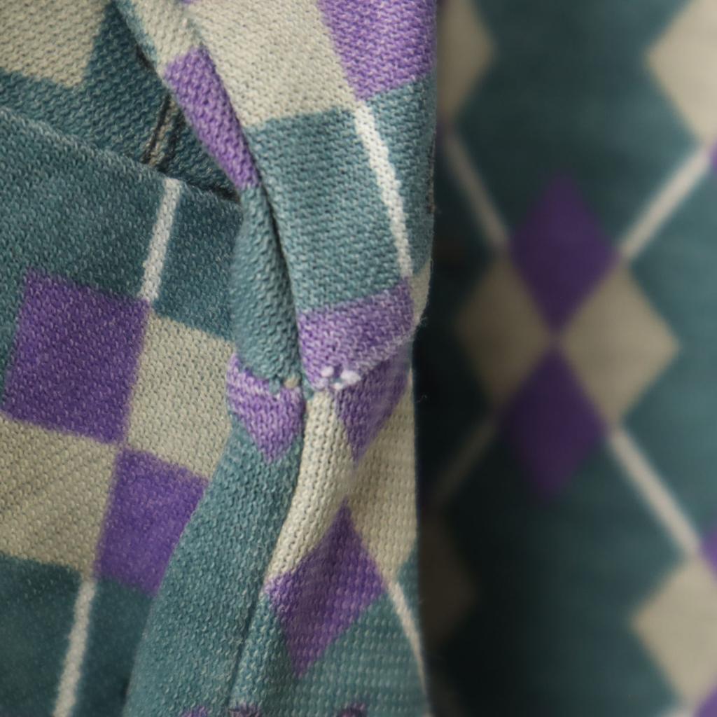 Arrow TOURNAMENT DiamondPattern Short Sleeve Polo Shirt M Men's Used