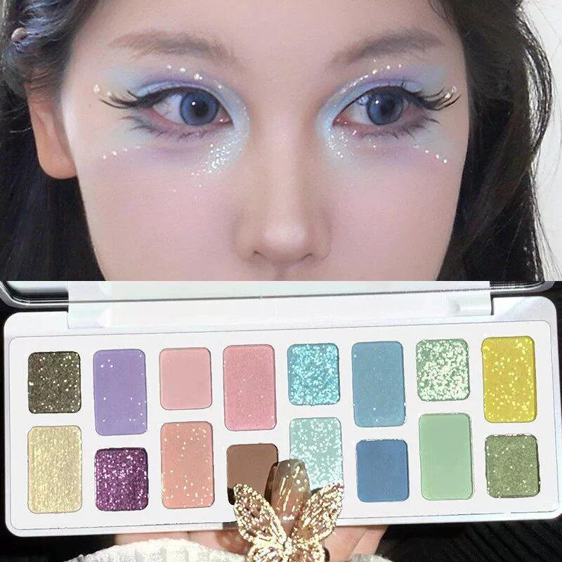 Summer Dopamine Color Eyeshadow Palette 2026 New Multi-Color Series Blue-Purple Eyeshadow Macaron Makeup Artist Exclusive