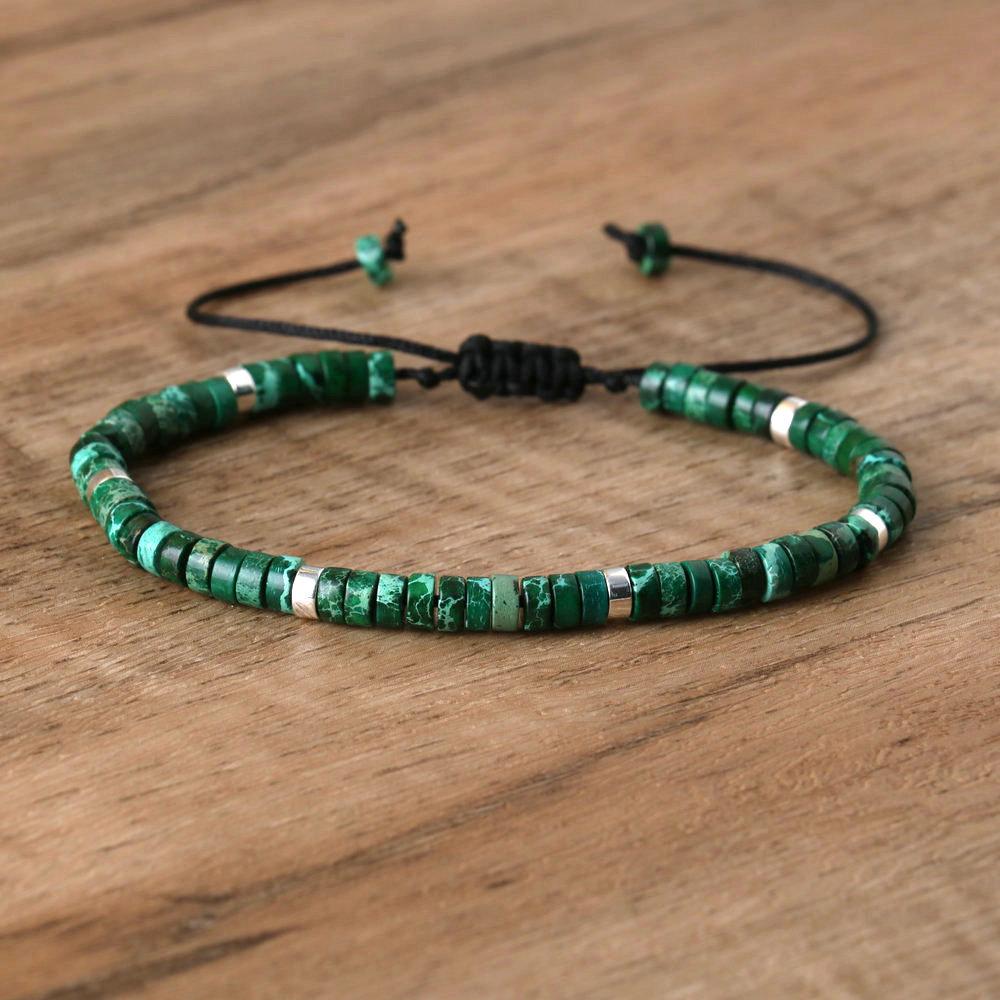 Green Aventurine Bead Bracelet Adjustable High Quality Minimalist Bracelet Natural Stone Dainty Bracelet Gemstone