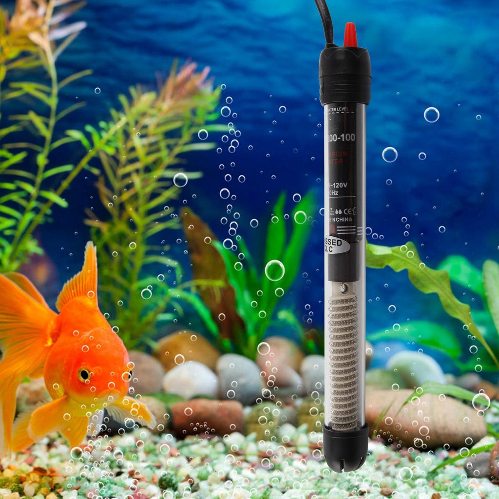 100W Glass Fish   Submersible Automatic Constant Temperature Water Heater Heating Rod Aquarium Accessory