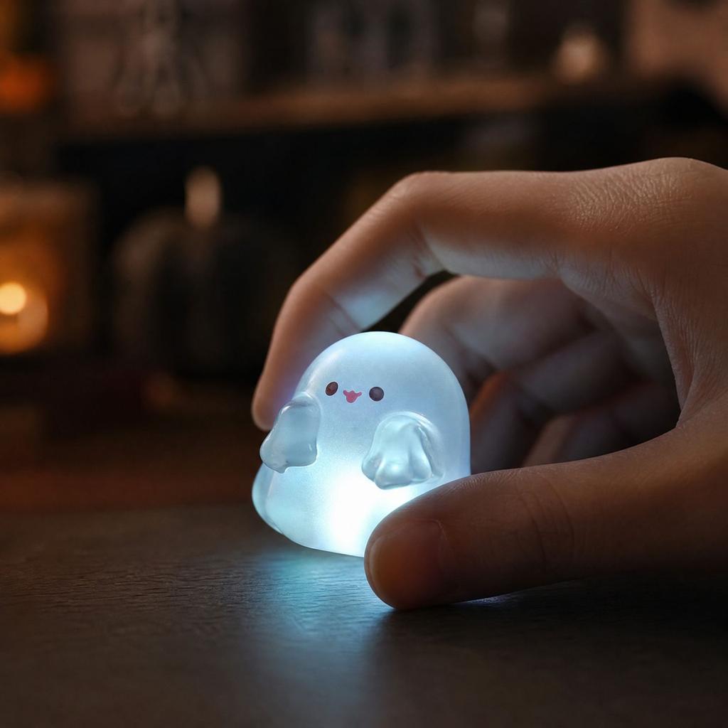 Halloween -in-the-Dark Transparent Figurine for Home and Party Decor