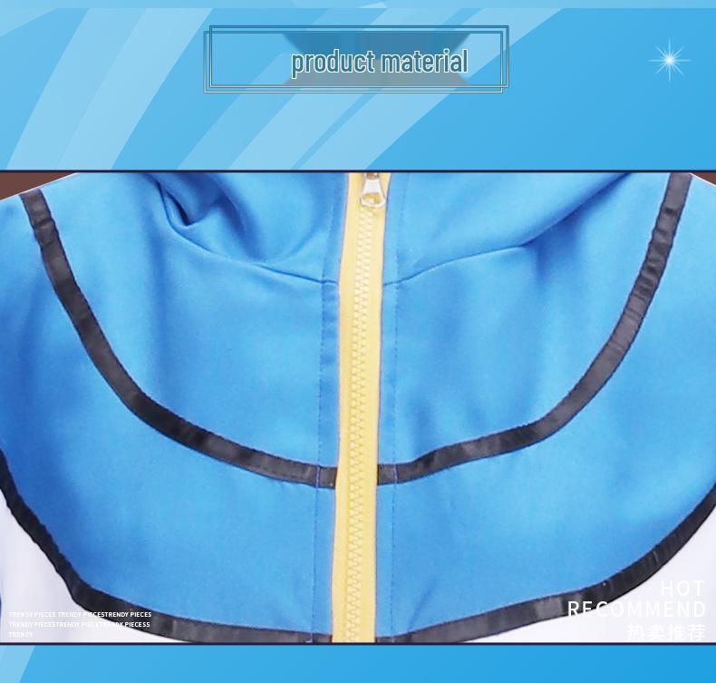 Summer Anime Pokémon Baby Ash Cosplay Costume Set