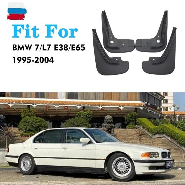 4pcs FOR BMW 7 Series L7 E38 E65 Mudguard Fenders Mud Flap Guard Splash Mudflaps Car Accessories Auto Styline 1995-2004