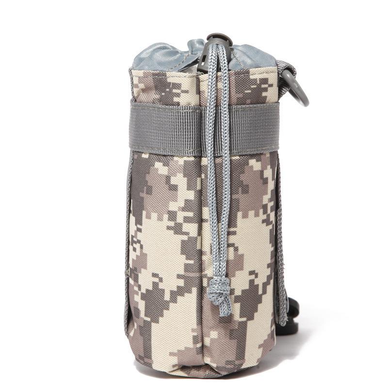 New Multifunction Bottle Pouch Tactical Molle Water Bottle Bag Military Outdoor Camping Hiking Drawstring Water Bottle Holder