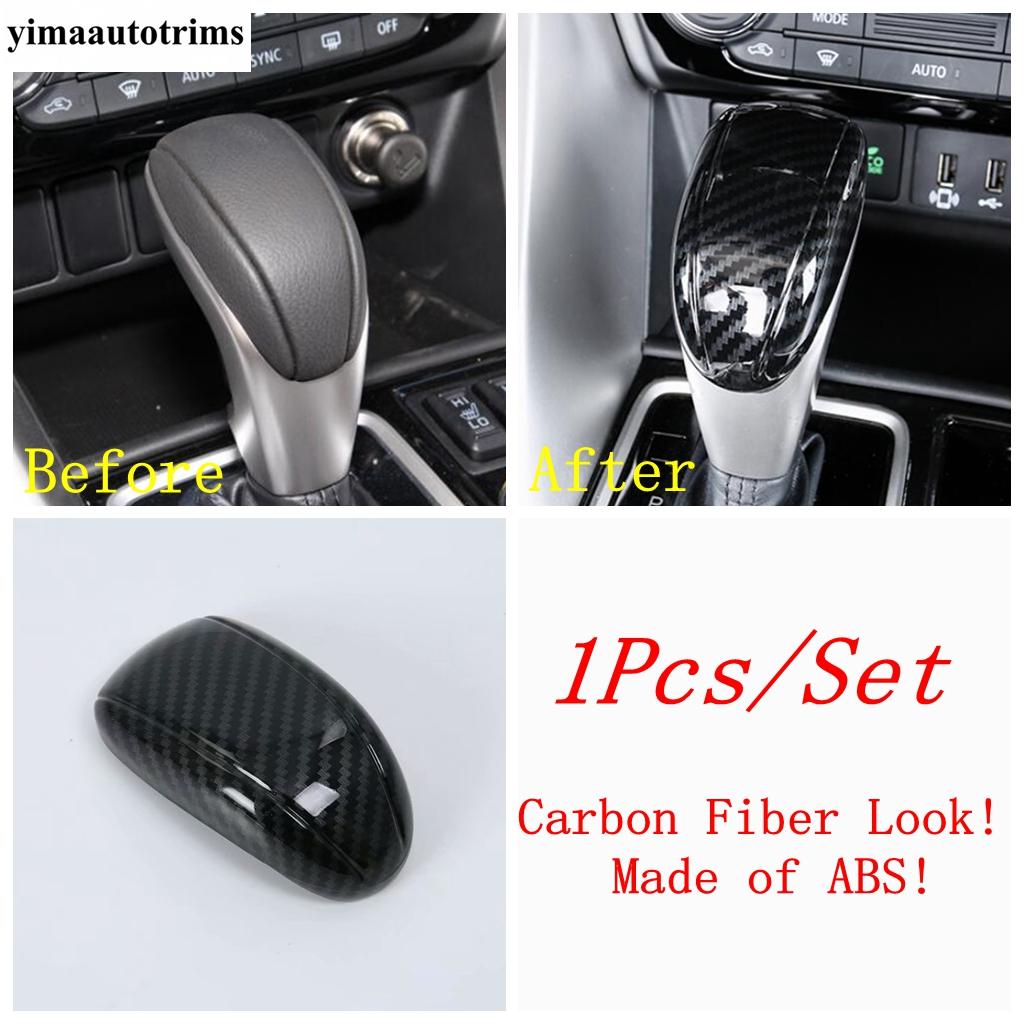 Window Lift Button / Pillar A Fame / Water Cup Panel Cover Trim For Mitsubishi Eclipse Cross 2018 - Carbon Fiber Accessories