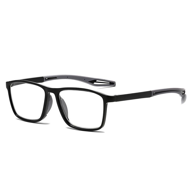 Multifocal Photochromic Anti-Blue Light Reading Glasses with Sport Anti-Slip and Smart Zoom