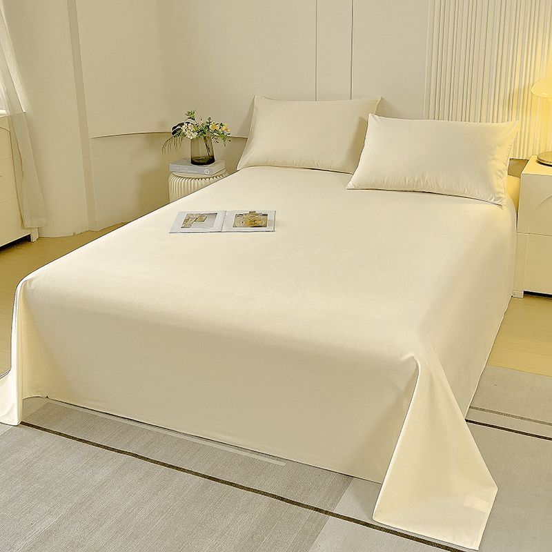 Lenzuolo Spesso Monocolore Stile Ins, Biancheria da Letto Antipolvere per Tutte le Stagioni per Singolo & Matrimoniale, Dormitorio, Casa