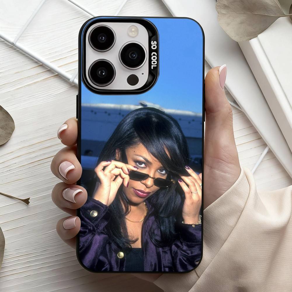 

Чехол для телефона A-A-AaliyahS H-hip pop для iPhone17,16,15,14,13,12,11 Plus,Pro Max Черный Конфетный серебристый чехол для телефона iPhone13PROMAX