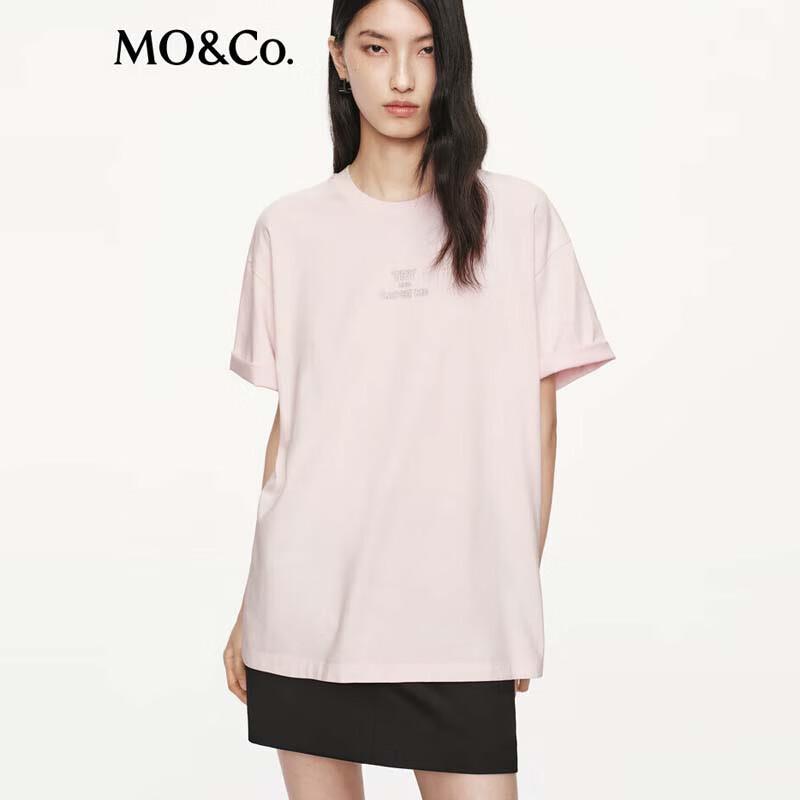 MO&Co. Women s Cotton Printed Short Sleeve T-Shirt S