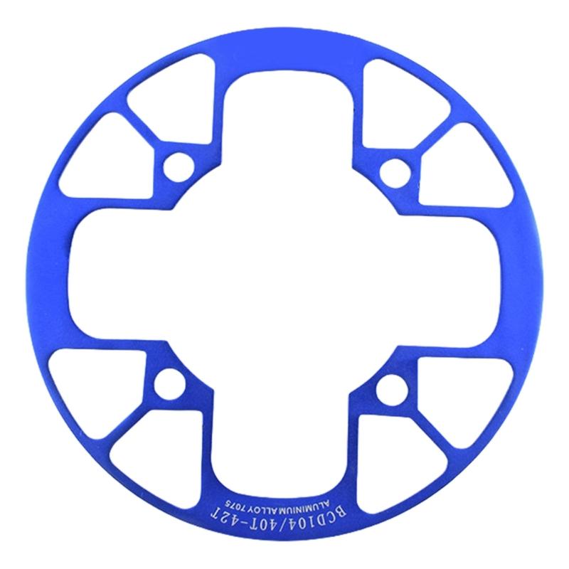 Mountain Bike Chainwheel Guard Cover Aluminum Alloy Bicycles Chainring Guard Bike Crankset Protector Easy To Use