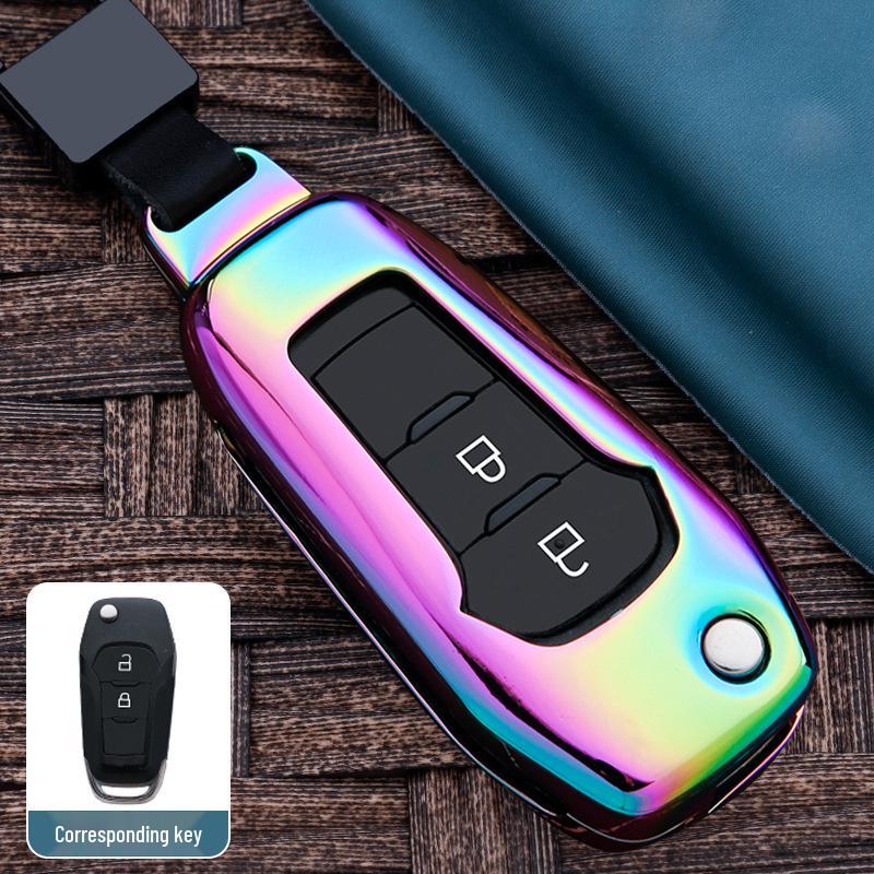 Ford Key Fob Case for Ecosport, Focus, Mondeo, Edge, Escort, Fiesta, and Kuga.