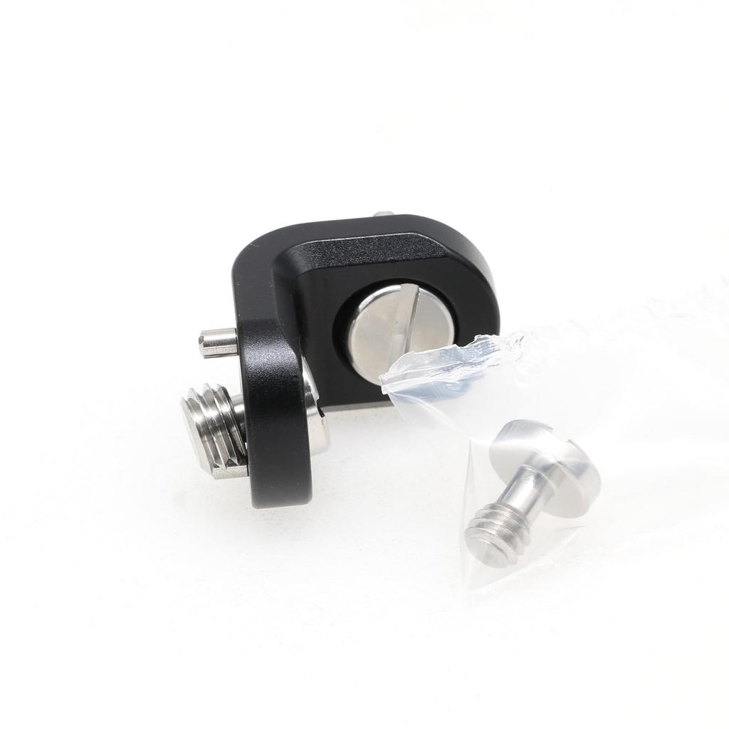 DRRI Right Angle Mount Extension Bracket Screw for ARRI Sony RED Camera Video Image Transmission Monitor Wireless Follow Focus Adapter DSLR Camera