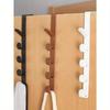 1pc Bedroom Door Hanger Rack Dormitory Wardrobe Hook for Hanging Clothes Bags Hats Wall-Mounted Plastic Storage Organizer