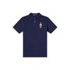 Polo Polo Bear Logo Embroidered Casual Short Sleeve Polo Shirt Men Tops Navy-Blue 710792901-003