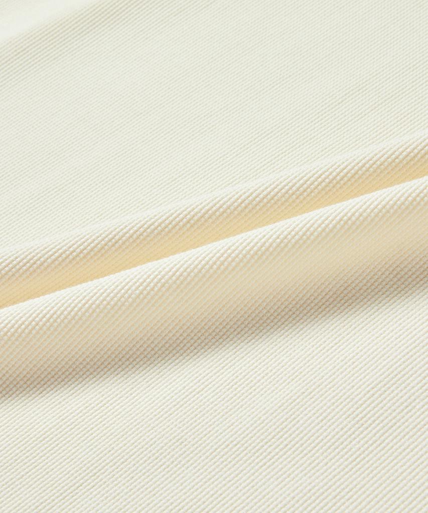 BEYOND CLOSET [Collection Line] Modern Art Stitch Long Sleeve Ivory