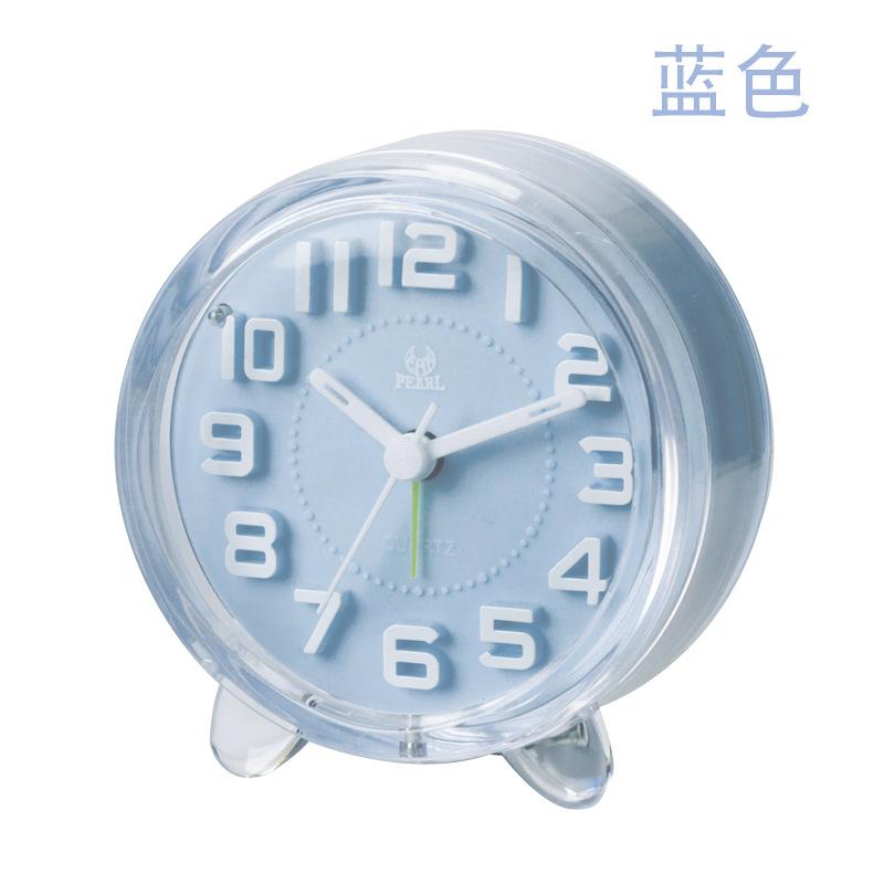 Student Children's Alarm Clock Small Alarm Clock Crystal Clock American Desktop Desk Clock Cartoon Quartz Clock Silent