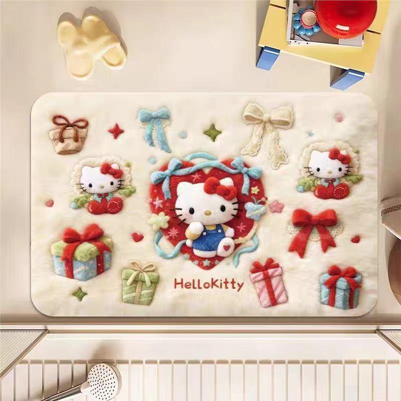 Cartoon Diatom Mud Bathroom Mat - Quick Dry, Water Absorbent, Stain Resistant & Cute Design 40x60cm - Diatom Mud 2nd Gen