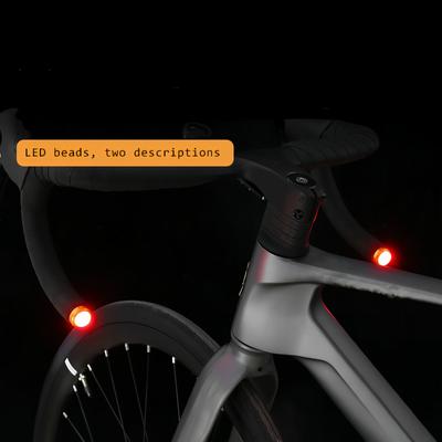 WASAGA Bike Tail Light, Sport LED Rear Bike Light USB Rechargeable, Red High Intensity  Taillight , Helmet Backpack LED Lamp Safety  St