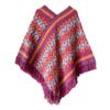 Christmas Style Shawl Tibetan Travel Women's Red Style Western Retro Ethnic Pullover Cape