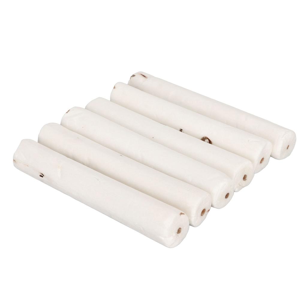 Bird Chewing Sticks Lightweight Barkless Wooden Foot Toy Parrot Shredding Stick for Budgie