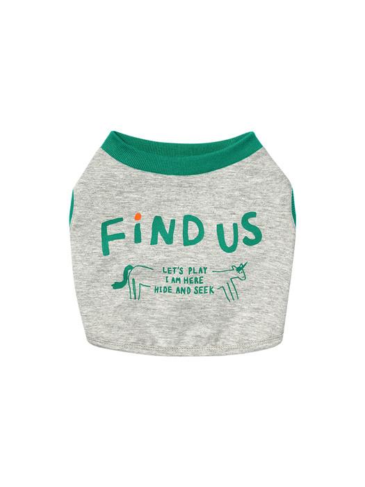 MUNIKUND Uni One Hole Crop - Gray S