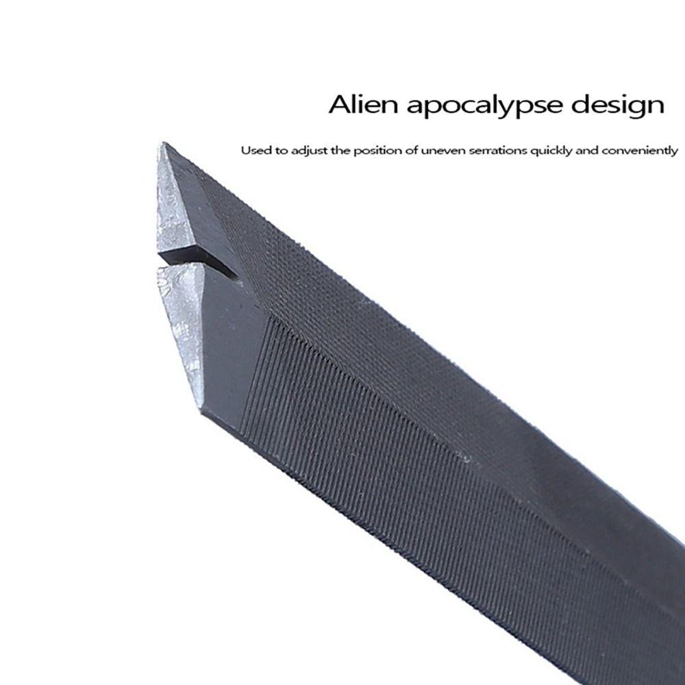 1Pcs Rhombic Pruning Saw File Triangle Metal Wood Rasp With TPR Handle T12 Bearing Steel Woodworking Hand Tool