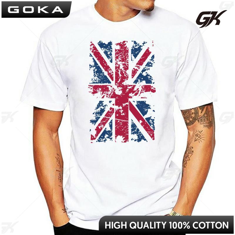 Union T Shirt Men 2025 New Fashion UK Flag Retro Design Tour T Shirt Men Plus Size Mens Summer Round Short Sleeved Tops