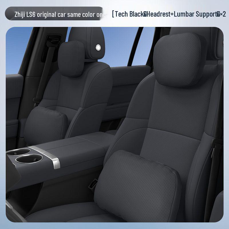 Zeekr LS6 Headrest Lumbar & Neck Support Pillow, Car Interior Essential.
