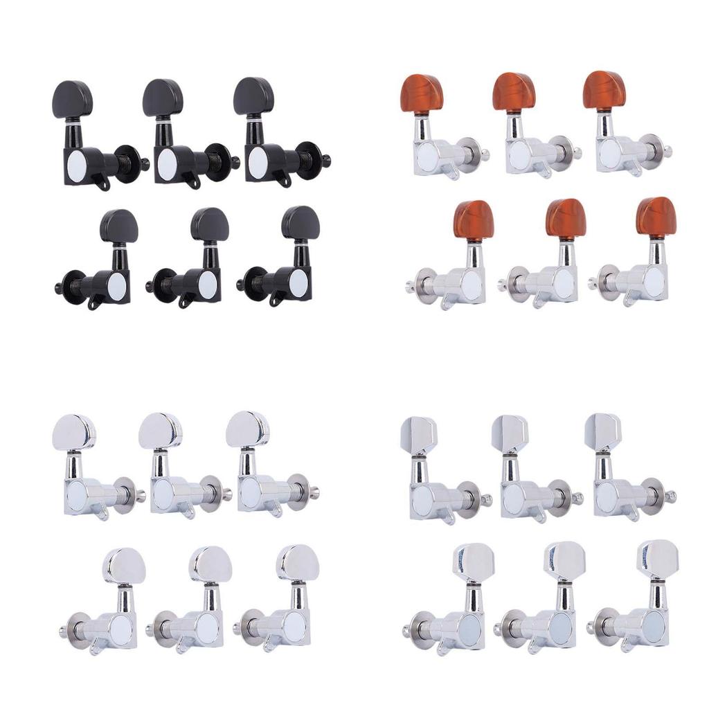 6Pcs 3L3R Guitar Tuning Pegs Electric Guitar Tuning Pegs for