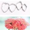 4 Pcs Peony Flower Petals Cookie Cutter Mold Reusable DIY Cake Baking Tools