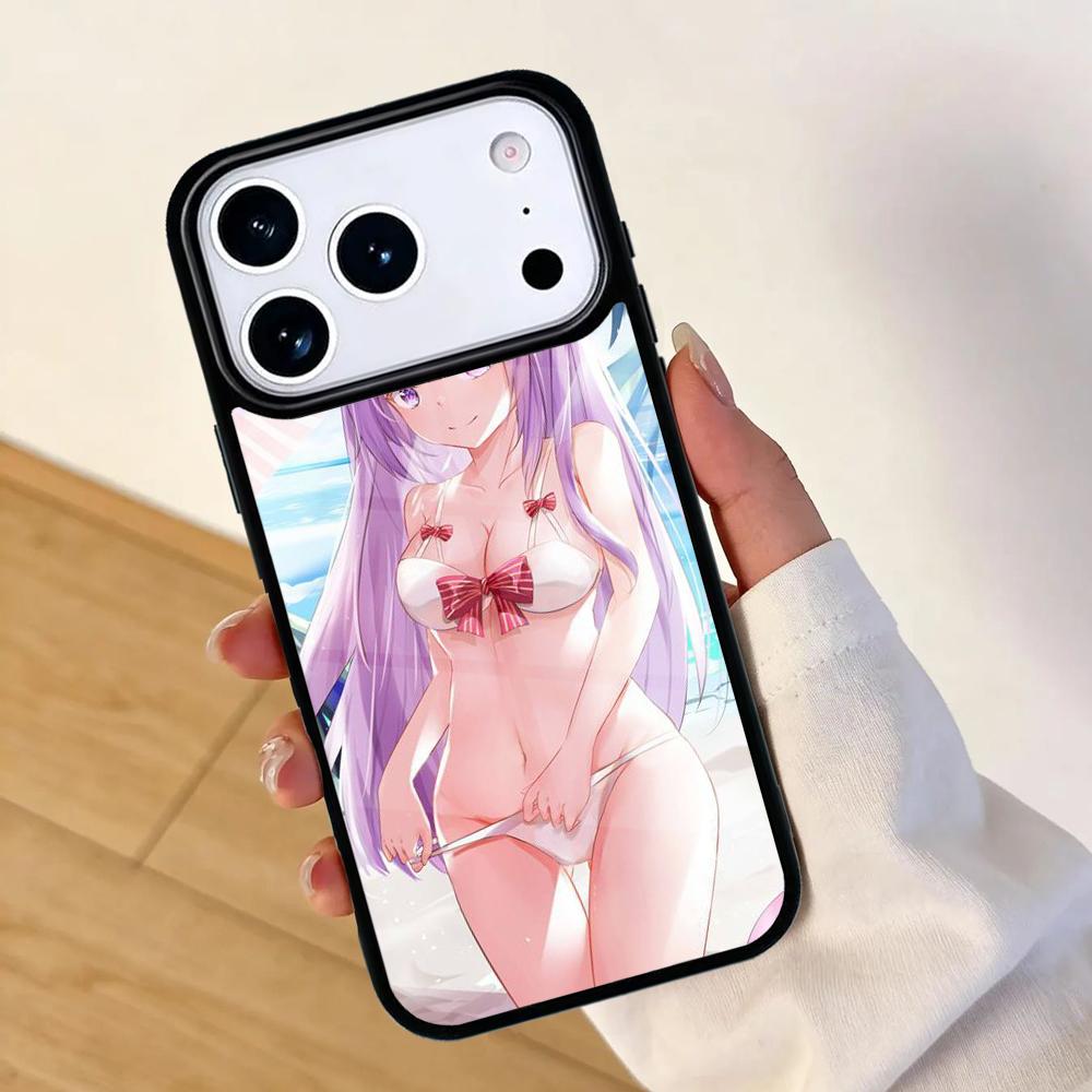 Anime Summer Bikini Girls Mobile Phone Case for IPhone 17 AIR 16pro Max 15 14 13 12 11 Bumper Cover