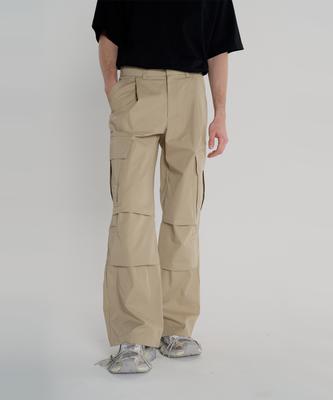 INTERSECTION C/P Parachute Cargo Pants [Beige]