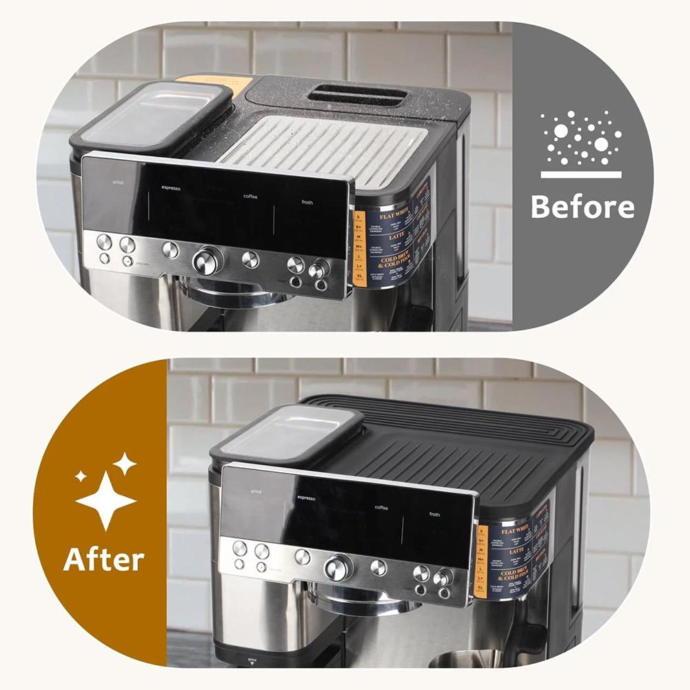 Top Mat for Ninja Luxe Espresso Coffee Machine ES601 - Anti-Slip Waterproof Heat-Resistant, Solve Machine Slipping & Countertop