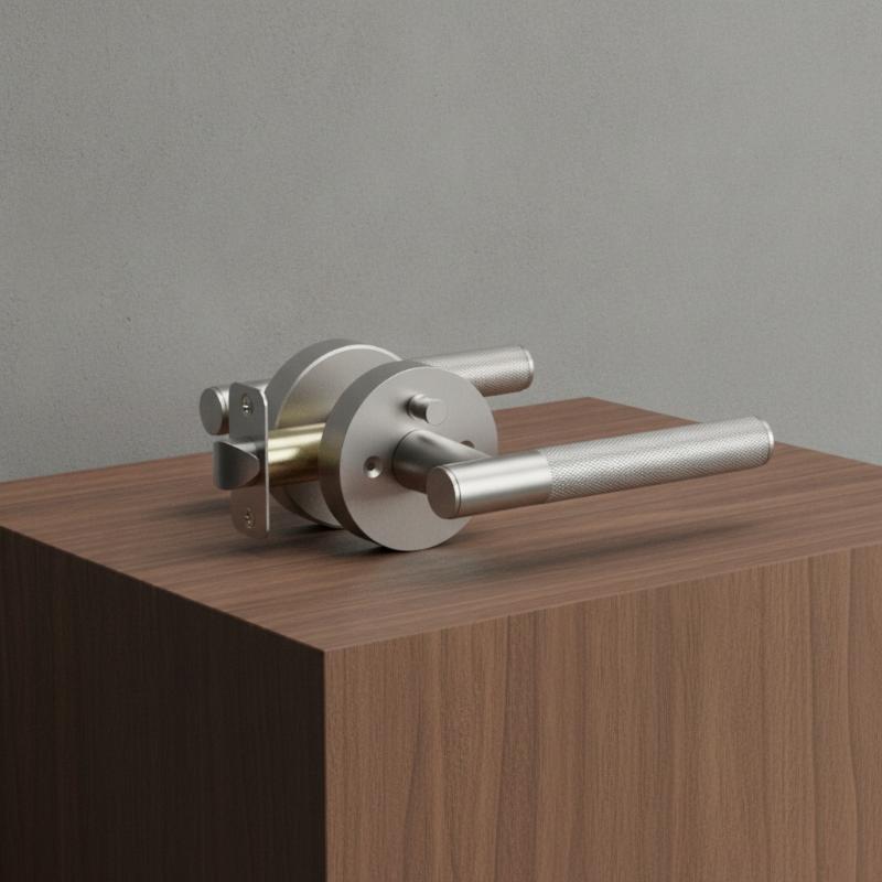 American Simple Black Bathroom Lock Bathroom Home Interior Bathroom Door Handle Wooden Door Lock Knurled Privacy Lock
