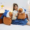 Hat Capybara Shark Plush Toy Cartoon Stuffed Animal Doll Decoration Gift Kids