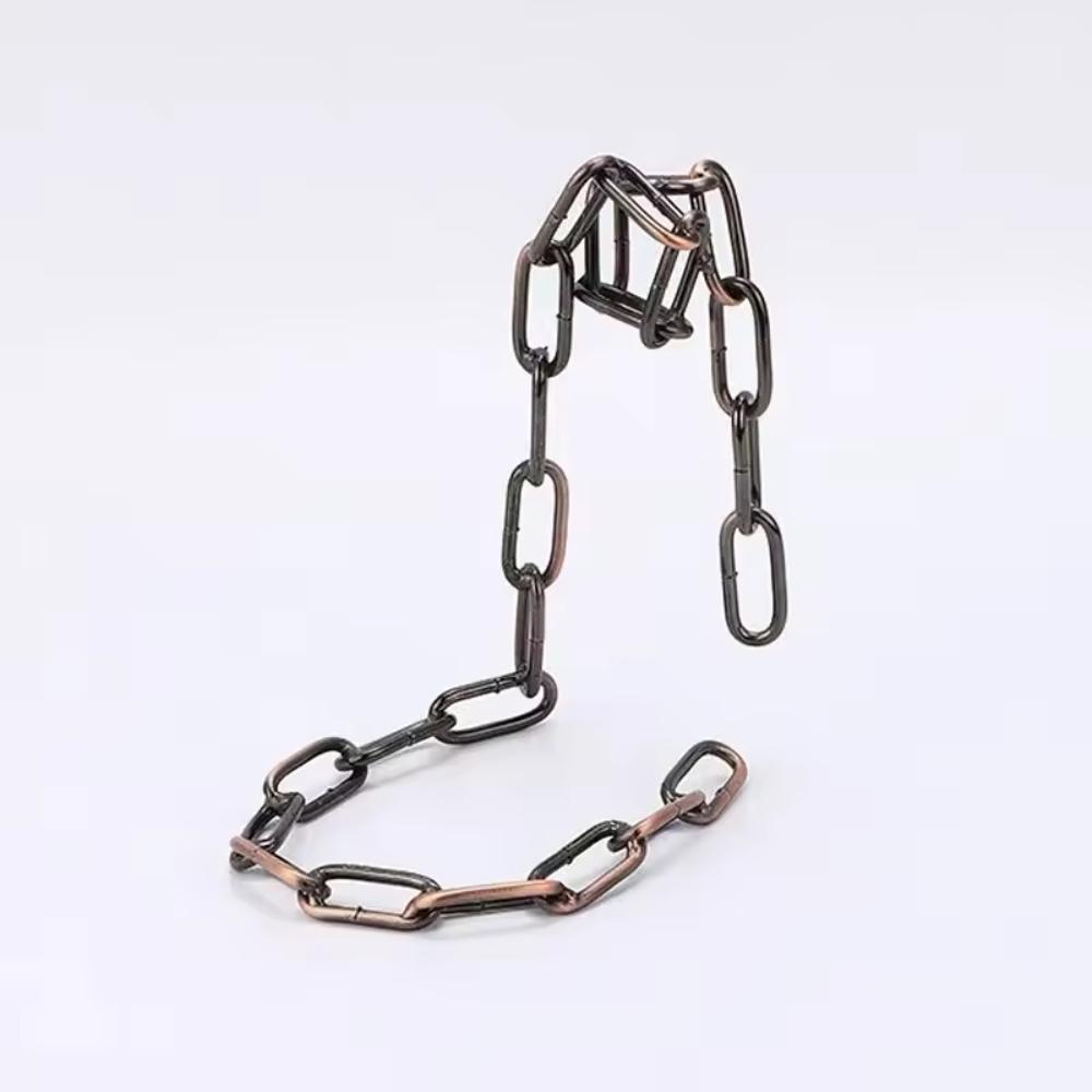 Magical Suspension Iron Chain Wine Racks One Bottle Wine Display Racks Stand Holder Kitchen Dining Room Cellar Bar Decoration