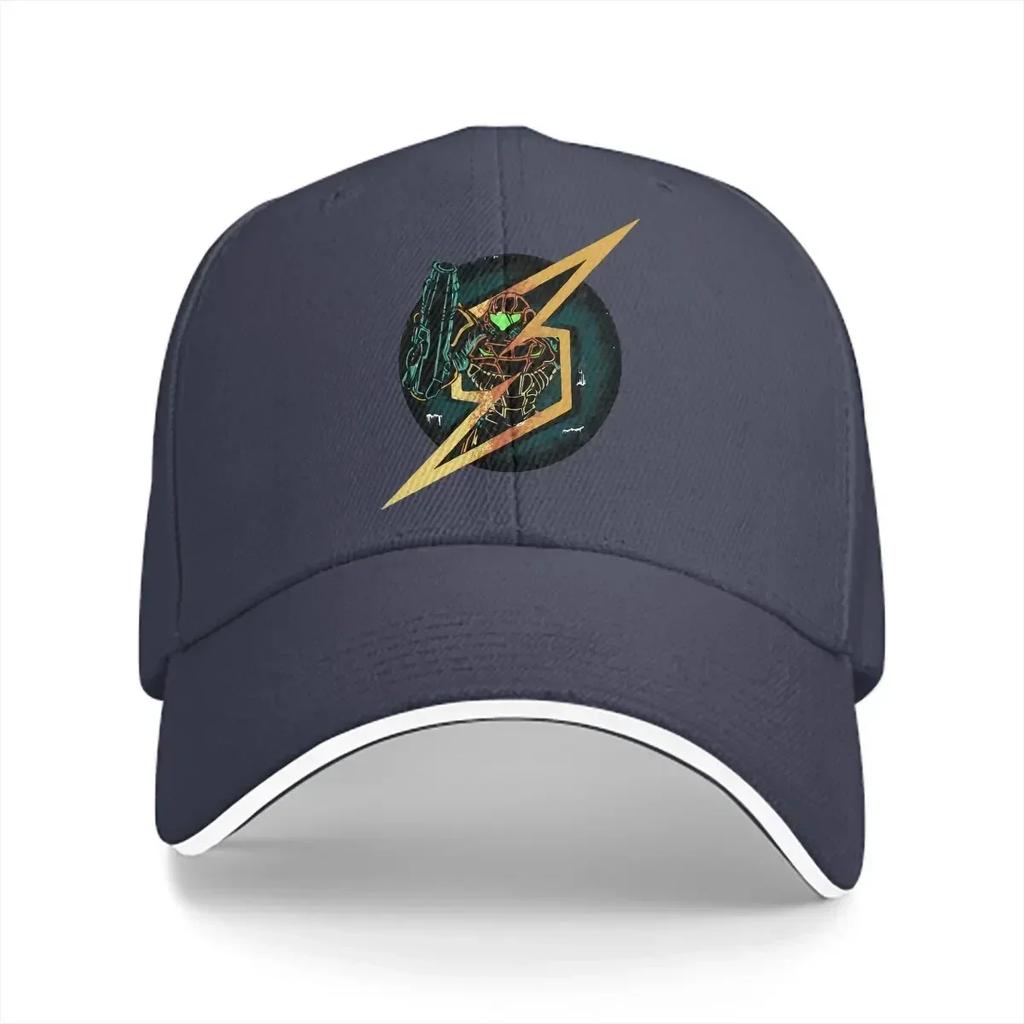 Samus Lightning Ball Baseball Cap Men Hats Women Visor Protection Snapback Super Metroid Caps