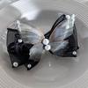 New Beautiful Butterfly Pearl Hair Claw One Word Clips For Woman Girl Elegant Ponytail Hairpin Barrette Hair Accessory Gift