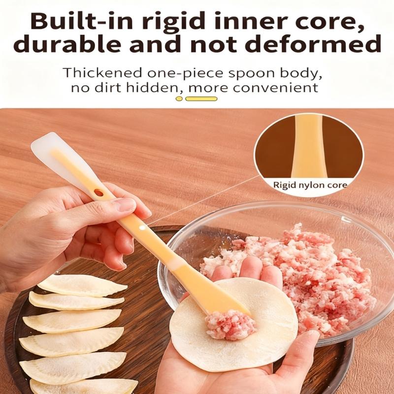 Double Headed Dumpling Scooper Nonstick Kitchen Gadget For Efficient Filling Preparation Pastas Ravioli And Pastry Dough